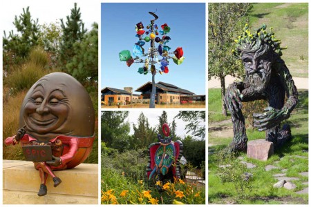 Outdoor art at Epic
